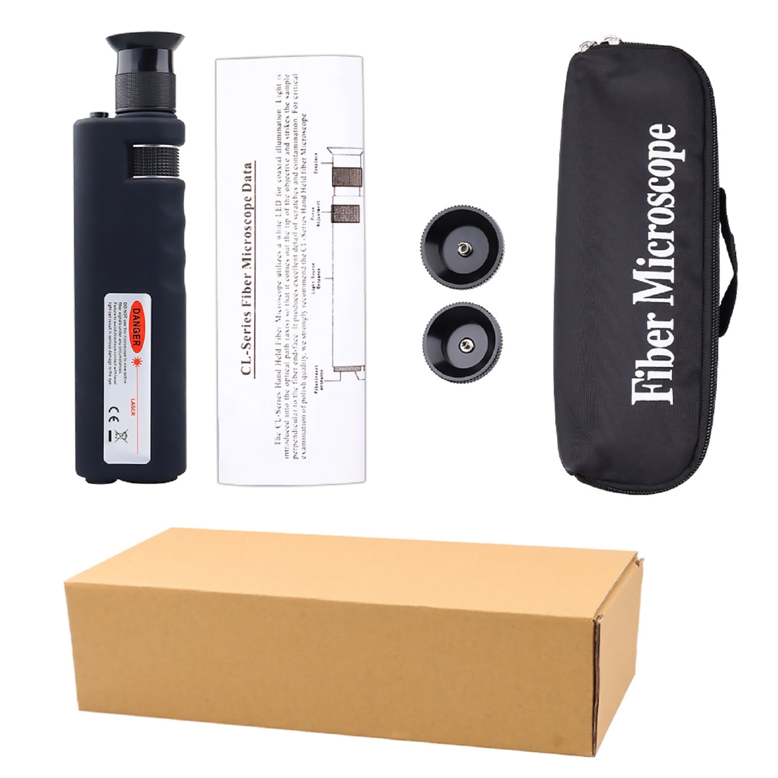 200X Fiber Optic Magnifying Glass, Portable Optic Magnifier Handheld