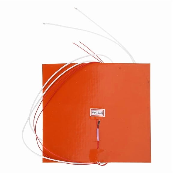 200X200mm 500W 110V Silicone Heater Pad for 3D Printer Heated Bed Build Plate