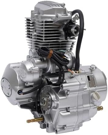 200cc/250cc ATV Engine 4-Stroke Motor Single cylinder with Air-Cooled Vertical Engine with Manual 5-Speed Transmission Aluminum Alloy CDI to Provide More Powerful Power