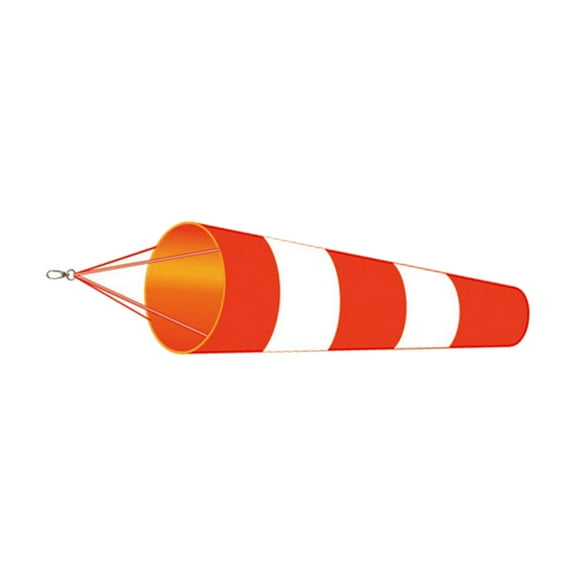 200cm Outdoor Windsock, Reflective Windproof Windsocks Outdoor Wind Direction Indicator for Outdoors Park red and white