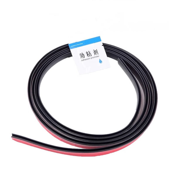 200cm Rear Windshield Rubber Seal Strip, Car Roof Waterproof Weatherstrip, Rear Tailgate Sound Insulation Gasket, Dustproof Auto Decorative Rubber Trim