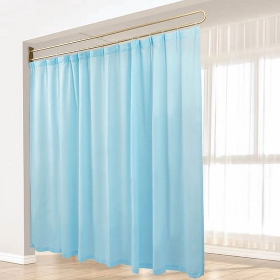 200cm U-Shape Room Divider Privacy Partition Curtain Privacy Protection Partitio