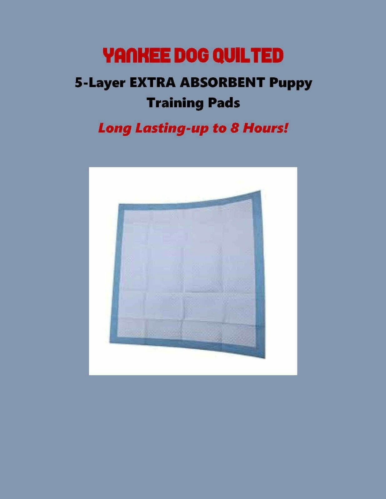 200ct 23x24" PRO-Grade Puppy Pads  Puppy Training Pee Pads 5-Layer Quilted  SUPER ABSORBENT  Puppy Training Pads Reusable up to 8hrs SAP Gel Puppy Pads