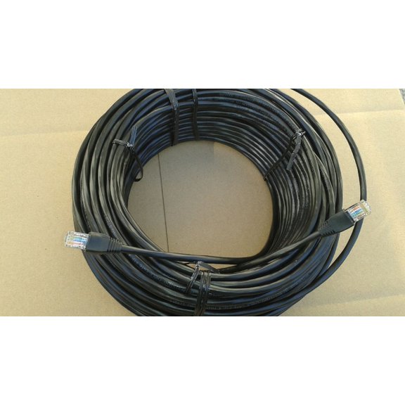 200ft CAT-6 SHIELDED Outdoor Indoor Ethernet Cable UV Direct bury RJ45 cable