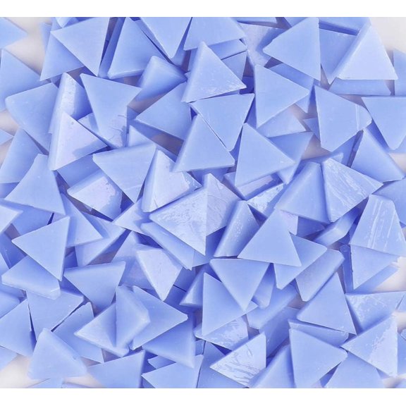 200g Assorted Colors Genuine Mosaic Tiles Mosaic Tiles Stained Glass for Home Decoration Crafts Sparkle Mosaic Supply 10 Colors Assorted, Triangle Shape 0.6x0.6 inch - Cyan