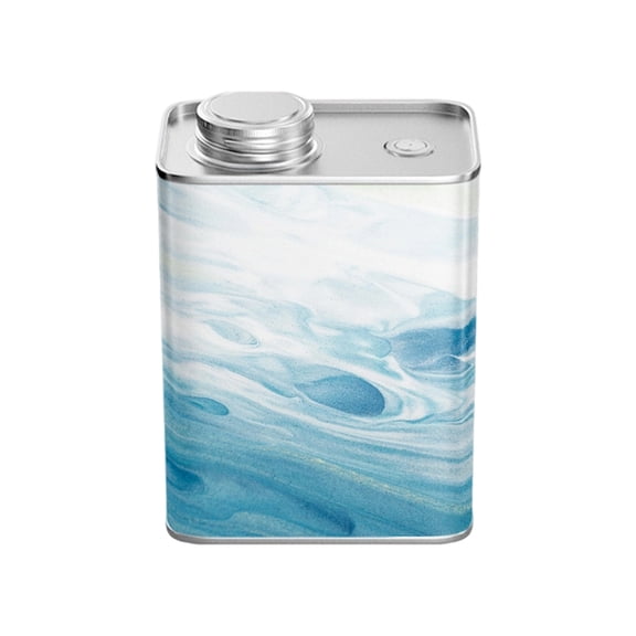 200g Capacity Tinplate Coffee Sealed Canister Practical Can with Silicone Seal For Outdoor Camping