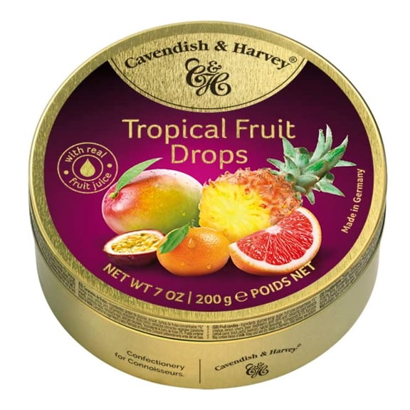 200g Cavendish & Harvey Tropical Fruit Drops