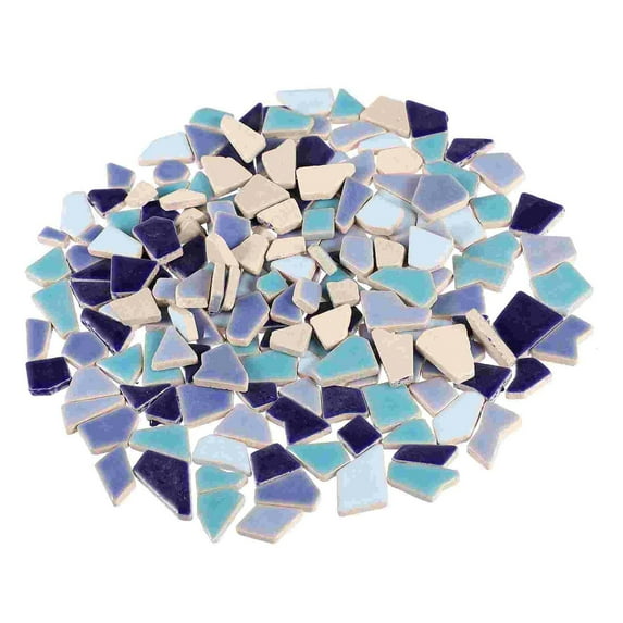 200g Ceramic Mosaic Glazed Stone Gold Floor Mirror Assortment Small Tile For Crafts DIY Irregular