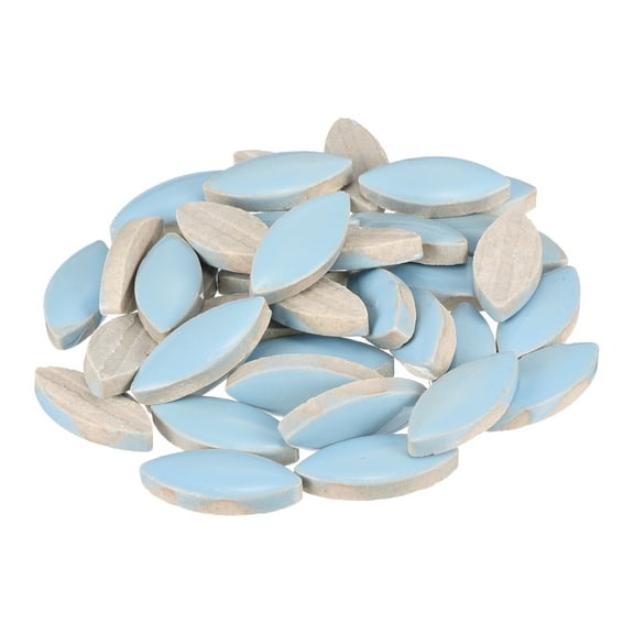 200g Ceramic Mosaic Tiles for Crafts Bulk, Flower Light Blue Ceramic Tiles for Mosaic Kits