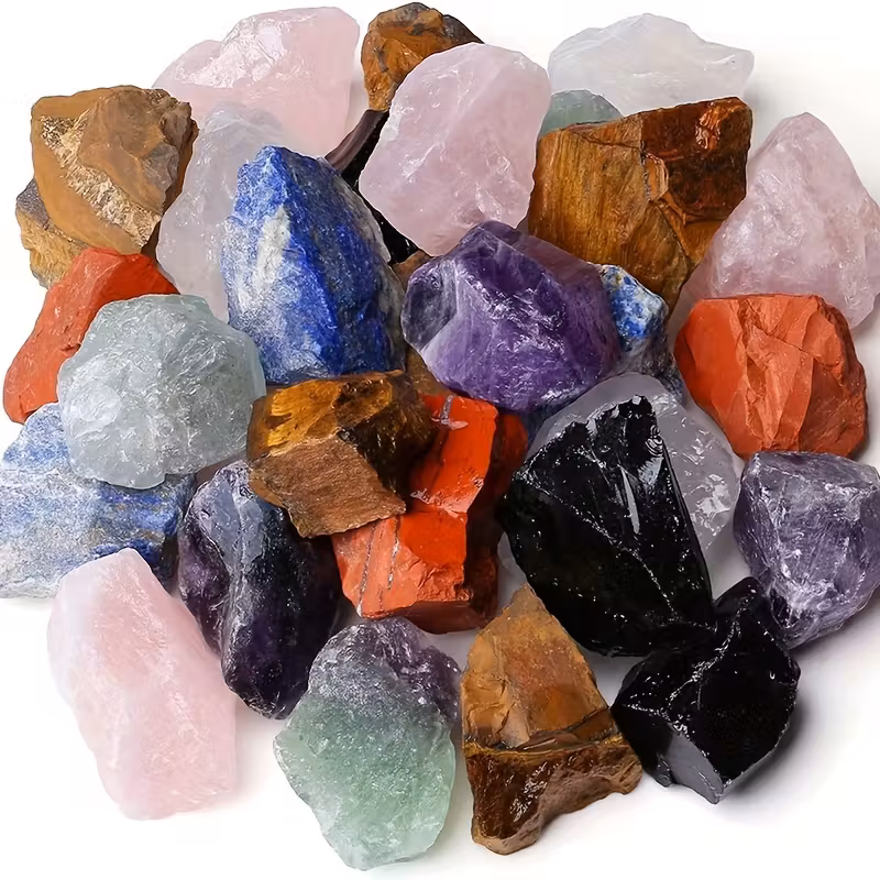 200g Madagascar Stone Suitable for Decor - Bohemian Wire-Wrapped Rough Gemstone, Rustic Raw Stone Beads for DIY Making, Wire-Wrapped Craftsmanship, Madagascar Rough Stone for Decorative Use