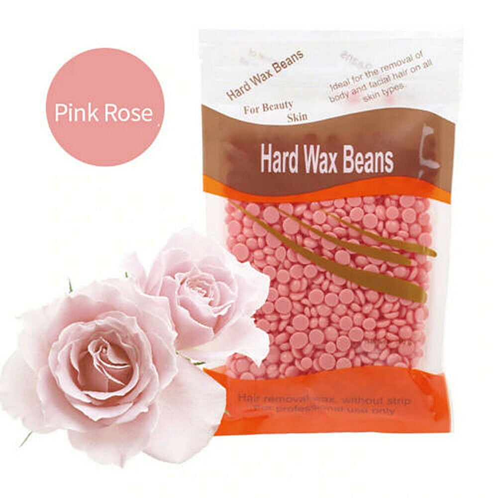 NIVAN Strawberry Painless Hair Removal Hard Body Wax Beans for Face, Arms,  Legs (PINK) (50 GM) 