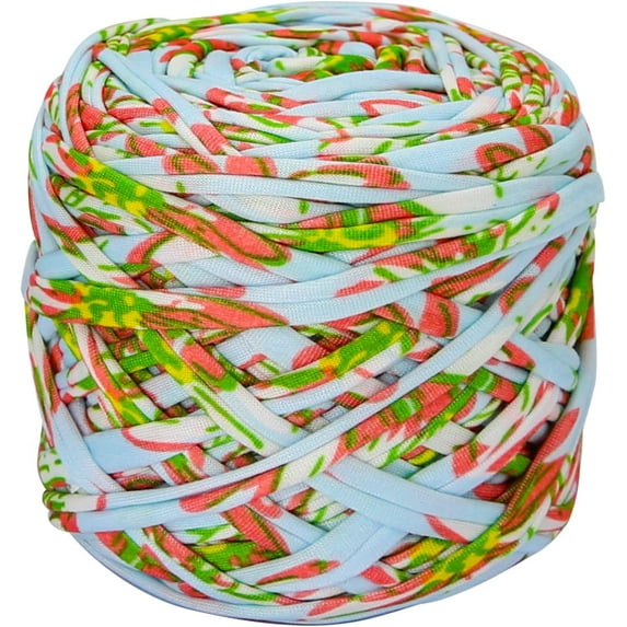 200g T-Shirt Yarn Elastic Fabric Crochet Cloth Yarn for DIY Knitting, Spaghetti Yarn Thick Knitting Yarn for Hand DIY Bag Basket Cushion Crocheting Projects,Home Decor(Yellow)