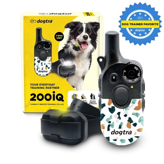 Dogtra 200iQ Remote Training E Collar - 100 Levels, 1/2 Mile Range, Waterproof - Organic Stone