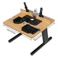 thumbnail image 1 of 200kg/440.92lbs MDF Router Table Rectangle Tabletop Woodworking Router Table, 1 of 17