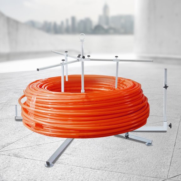 200kg silver gray Underfloor Heating Pipe Winder distributor with storage bag