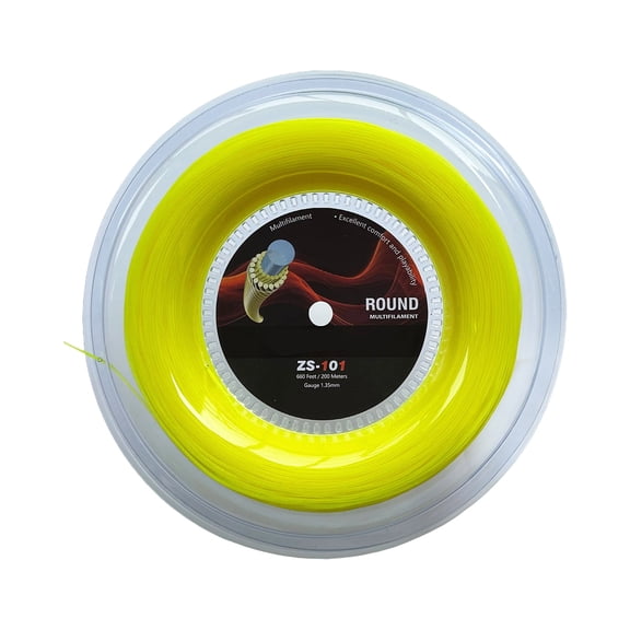 200m Tennis String Reel Polyester, 1.35mm Diameter Soft String for Enhanced Play & Fatigue