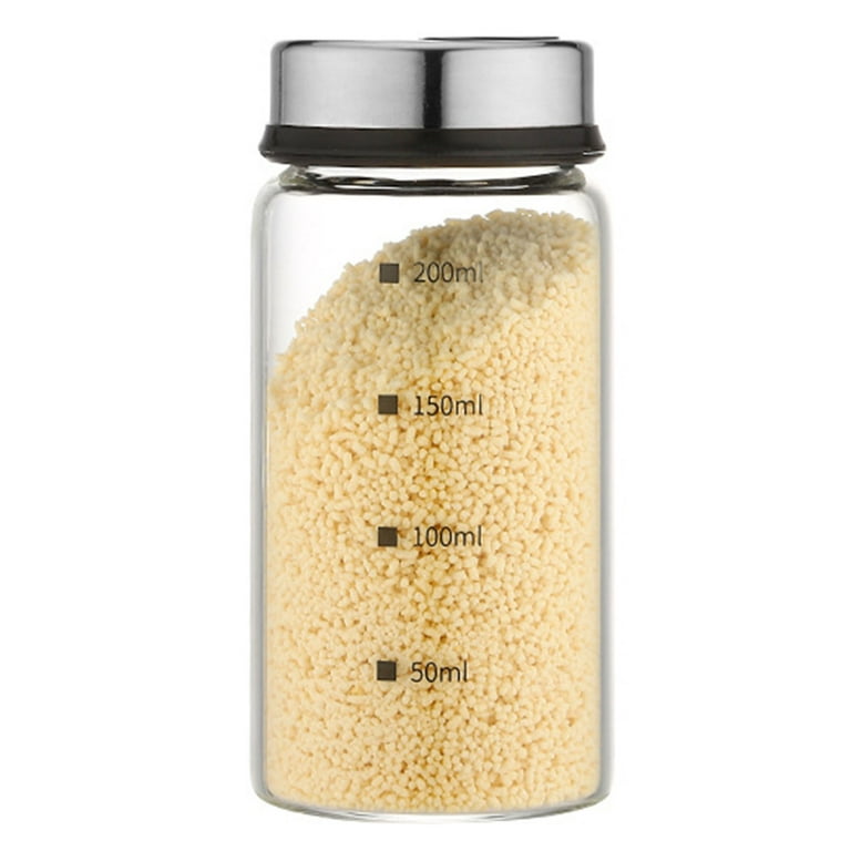 Jars For Spices Salt And Pepper Transparent Seasoning Jar - Temu