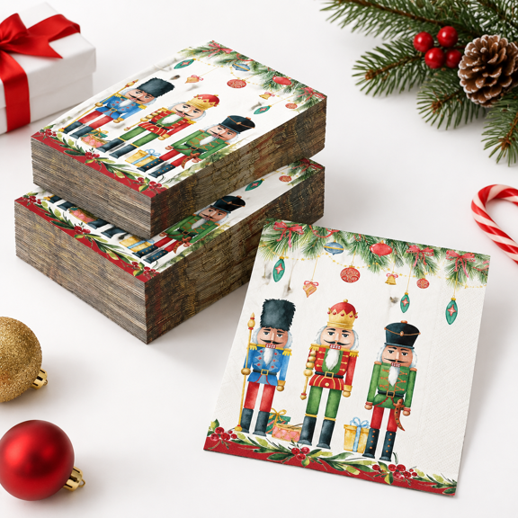 200mas Guest Napkpaper Towels Nutcracker