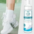 thumbnail image 1 of 200ml*1 Shoes Foam Cleaning Agent,White Shoes Foam Cleaner No-Clean Shoe Bubble Stain Remover Brush Shoe White Shoe Cleaner, 1 of 7
