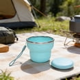 thumbnail image 1 of 200ml Foldable Portable Water Bottle, Heat-Cold Resistant Silicone Water Bottle For Travel & Camping, 1 of 7