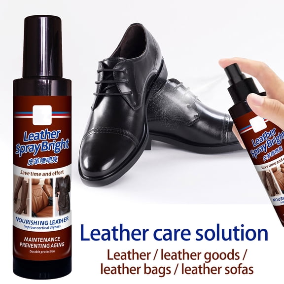 200ml Leather Care Fluid Cleaning Spray, Color Filling Polishing Maintenance Solution, Nourishing Refurbishment for Dry Cracked Leather Products