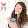 thumbnail image 1 of 200ml Plastic Cups for Ice Cream, Drinks & Face Masks | Set of 5 Multi-Color Frosted Cups | Reusable & Washable | 8.3x5.6x8.7cm, 1 of 5