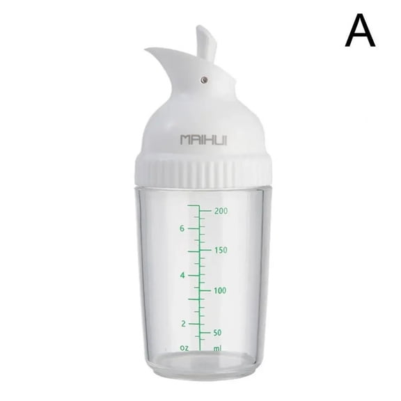 200ml Salad Dressing Shaker Cup Universal Manual Sauces Mixer Container Leakproof Bottle Salad Gadget Kitchen S2V7