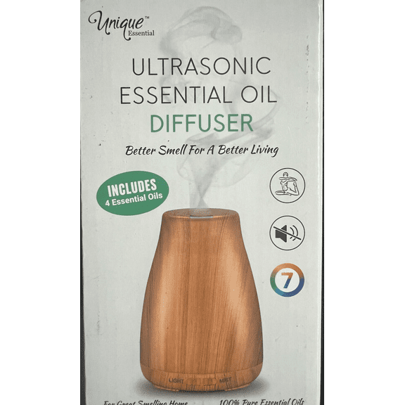 200ml Ultrasonic Essential Oil Diffuser Vaporizer Cool Mist Humidifier