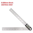 thumbnail image 1 of 200mm 300mm stainless steel Digital Protractor Angle Ruler Electron Goniometer Angle Finder Meter Angle Gauge Measuring Tools (200mm), 1 of 7