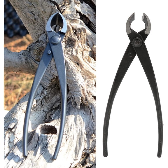 200mm Concave  Cutter for Bonsai - High Strength Manganese Steel Diagonal Pliers with Ergonomic Grip