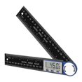 Printable Precision Protractor 200mm Digital Protractor with Clear LCD Display, Precision Angle ...