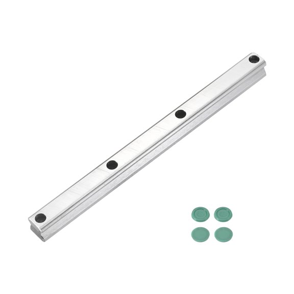 200mm HGR15 Linear Guide Rail, Bearing Steel Linear Motion Guideway for DIY CNC Routers Lathes Mills Automatic Equipment