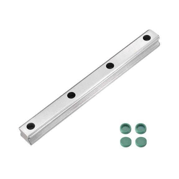 200mm HGR20 Linear Guide Rail, Bearing Steel Linear Motion Guideway for DIY CNC Routers Lathes Mills Automatic Equipment