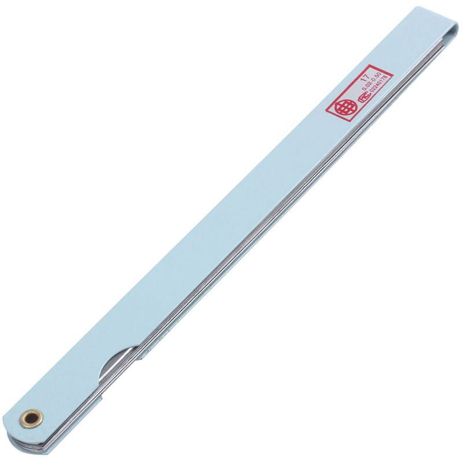 200mm Long 17 Leaves 0.02mm-1.0mm Gap Thick Measure Feeler Gauge Gage ,Easy to Use
