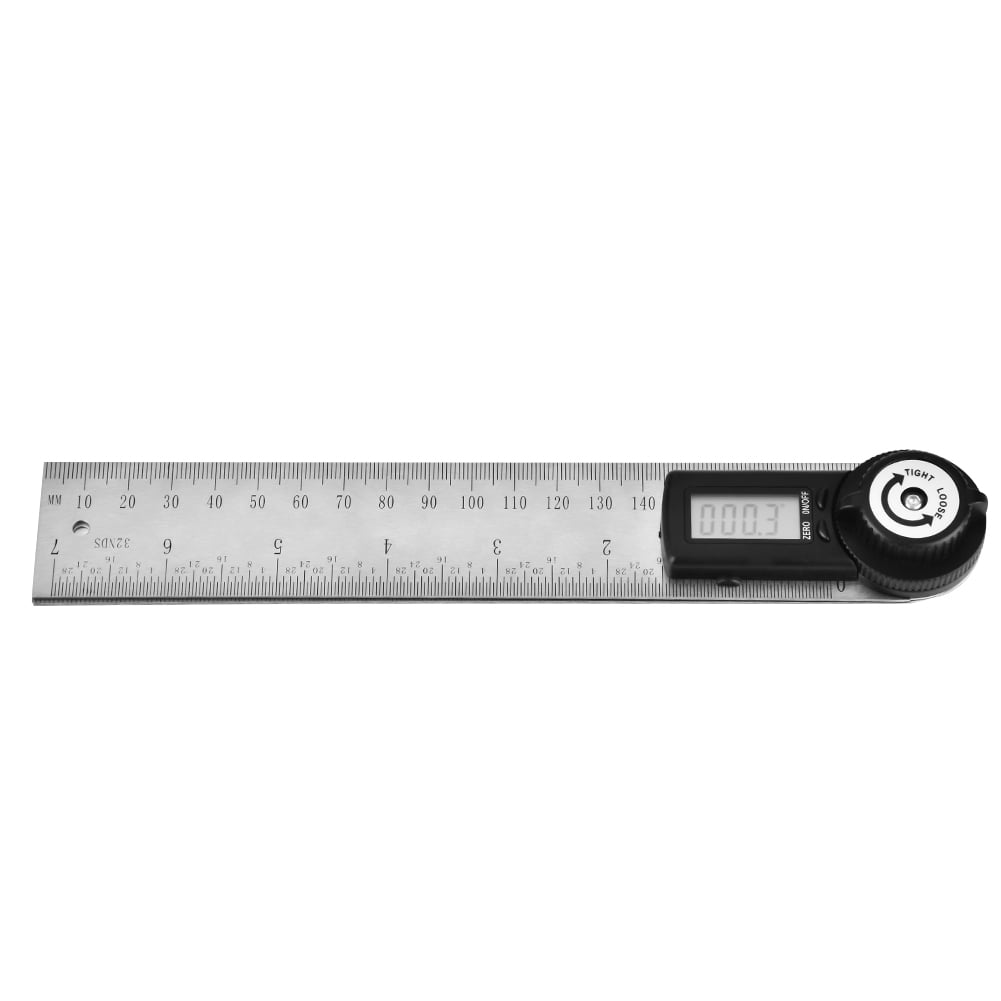200mm Stainless Steel Electronic Protractor Digital Goniometer Angle