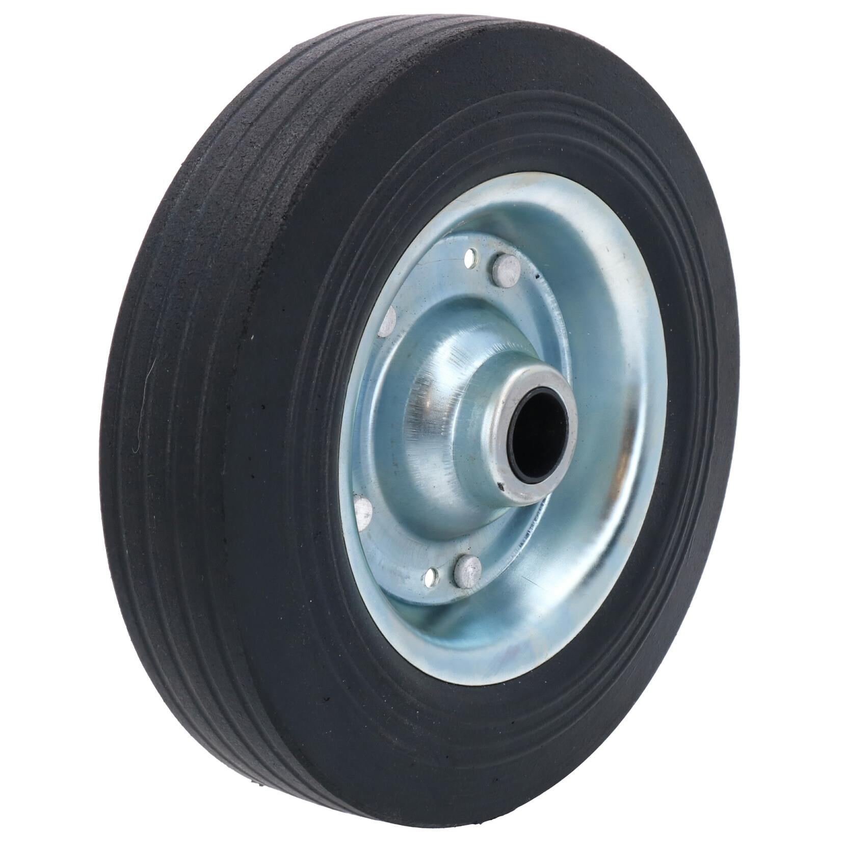 Ruota Jockey Di Ricambio AB Tools 200 Mm (8") – Gomma Piena, Acciaio, TR020