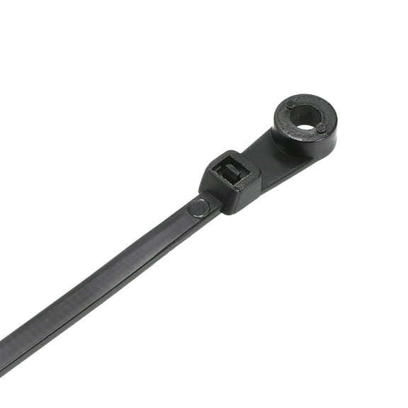 200mmx3.6mm Black Cable Zip Ties Self-Locking Nylon Tie Wrap 200 Pack