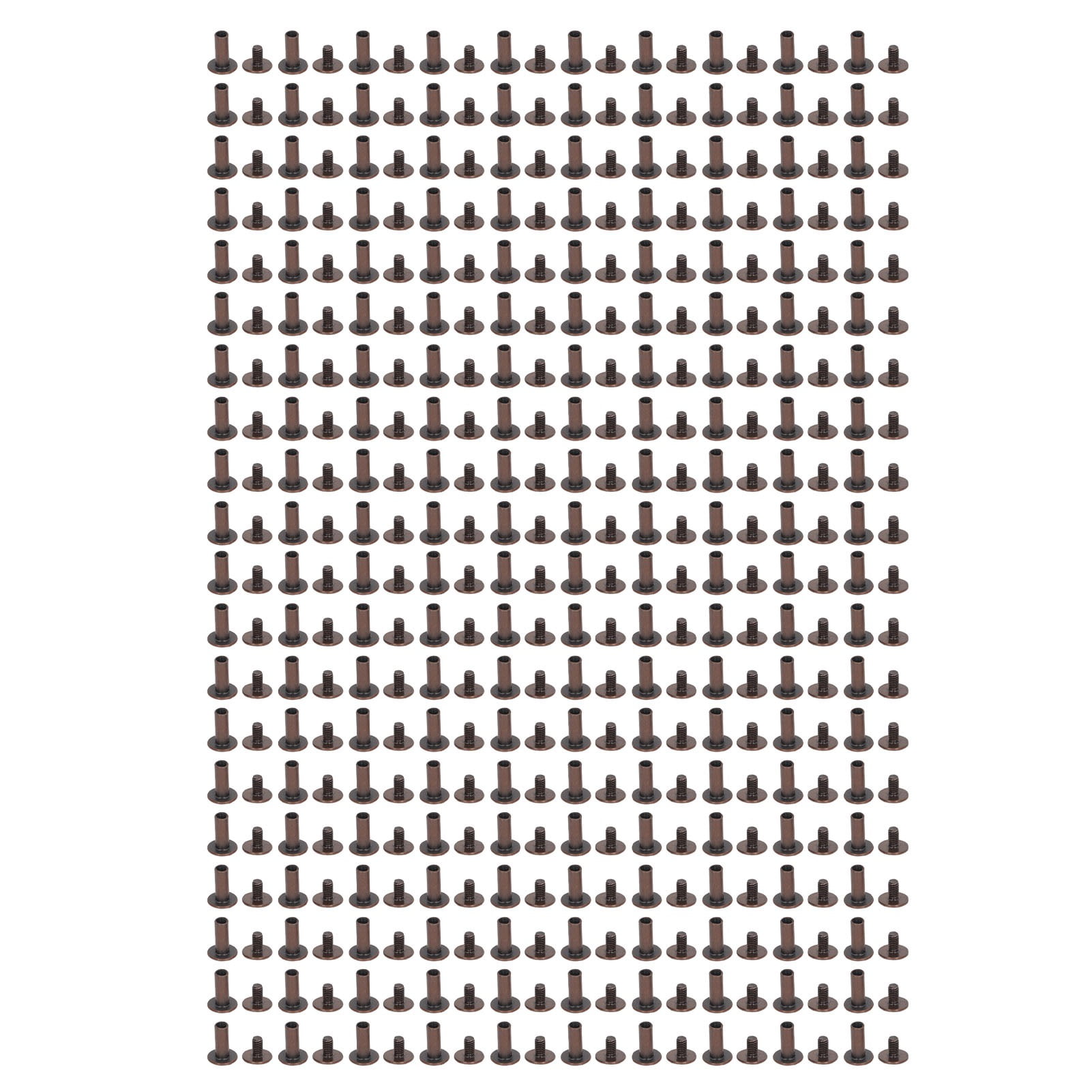 200pc Eco-Friendly Book Binding Screws, 10x15mm, Red Bronze ...