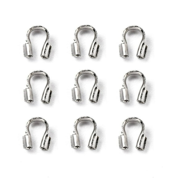200pc Eco-Friendly Rack Plating Brass Wire Guardians Lead Free & Cadmium Free & Nickel Free Platinum