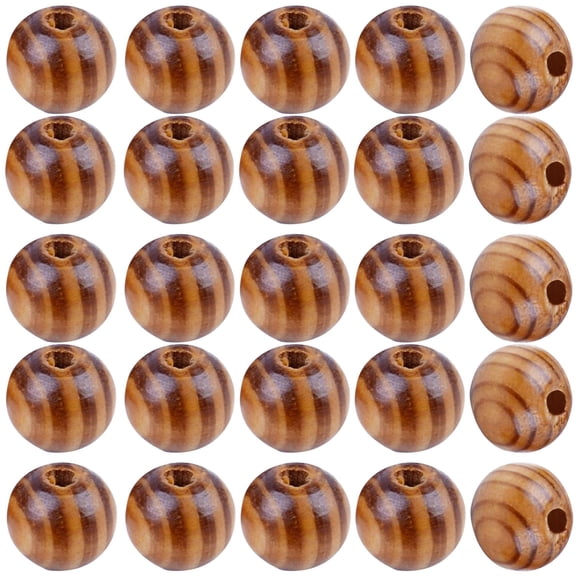 200pcs 12mm Wood Round Bead Natural Wood Spacer Beads Wooden Beads for Jewelry Making DIY