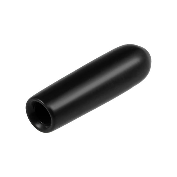 Uxcell Rubber End Caps Vinyl Round End Cap Cover Screw Thread Protectors for Screw 200Pcs Black 2.5mm