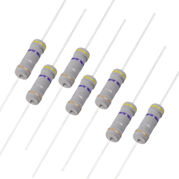 200pcs 2W 0.47 Ohm Carbon Film Resistor 5% Tolerance 4 Color Bands