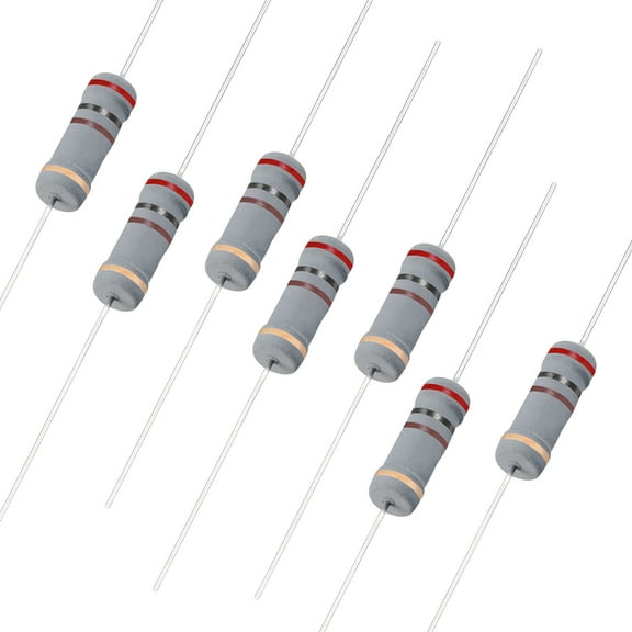 200pcs 2W 200 Ohm Carbon Film Resistor 5% Tolerance 4 Color Bands