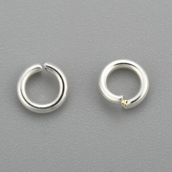 200pcs 304 Stainless Steel Jump Rings Open Jump Rings Silver 20 Gauge 4x0.8mm Inner Diameter: 2.4mm