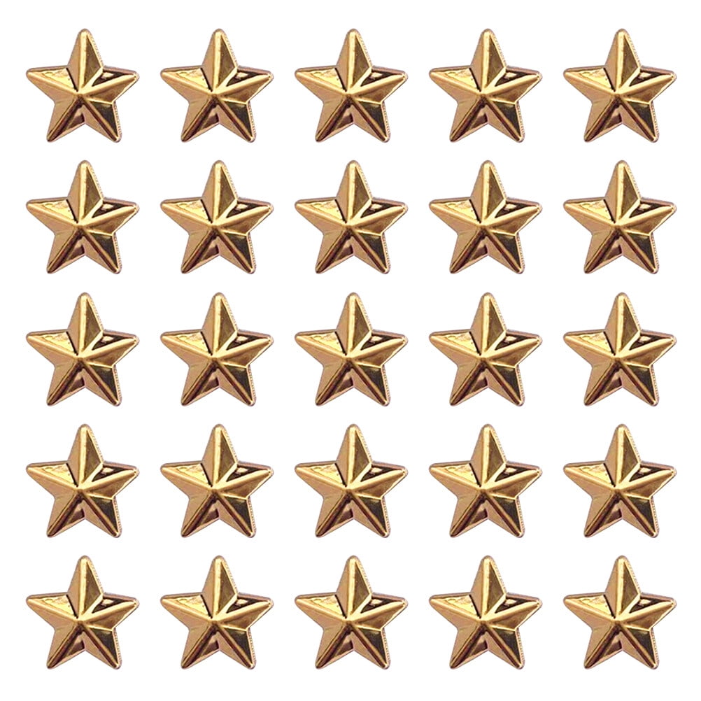 200pcs Acrylic Star Shape Decor Clothes Star Ornaments DIY Crafts Decor