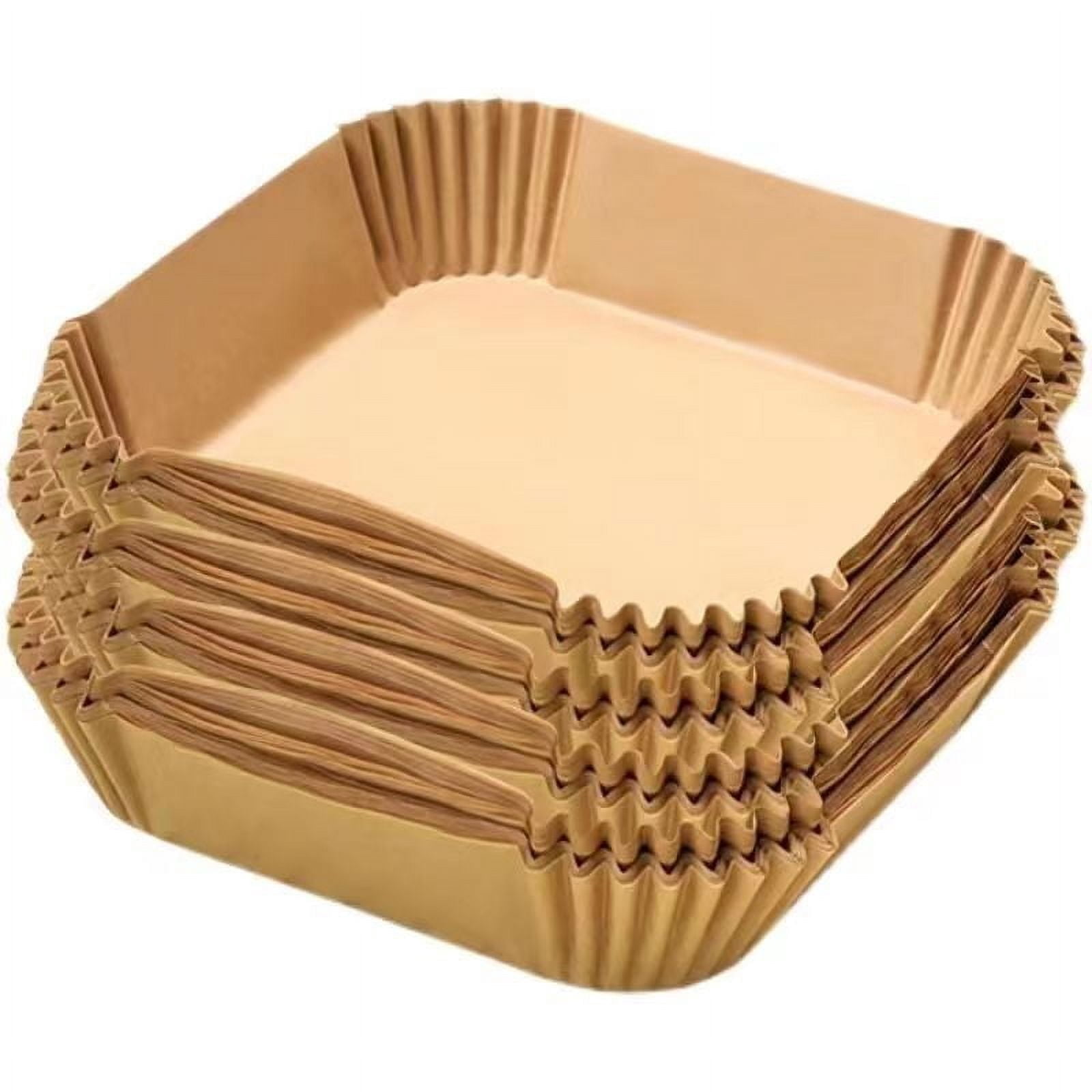 200pcs Air Fryer Liners, 8.7" Square Parchment Disposable Paper Liner for Air Fryer, Baking, Roasting and Microwave, Non-Stick liner Accessories