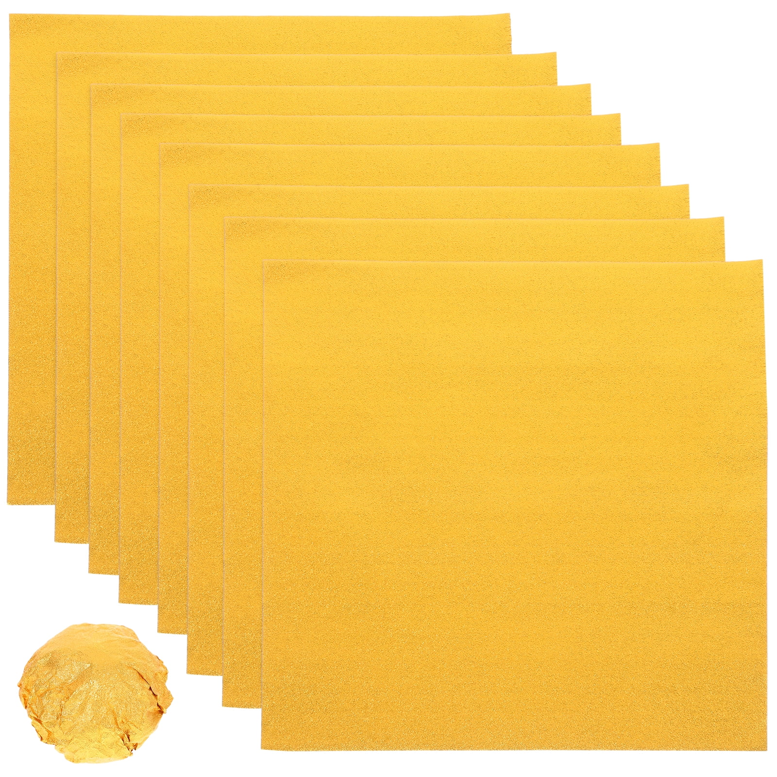 200pcs Aluminium Foil Paper Gold Foil Paper Wrapping Paper Gift Food