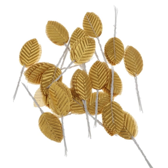 200pcs Artificial silk flower rose Leaves Bouquets Wedding Buttonhole