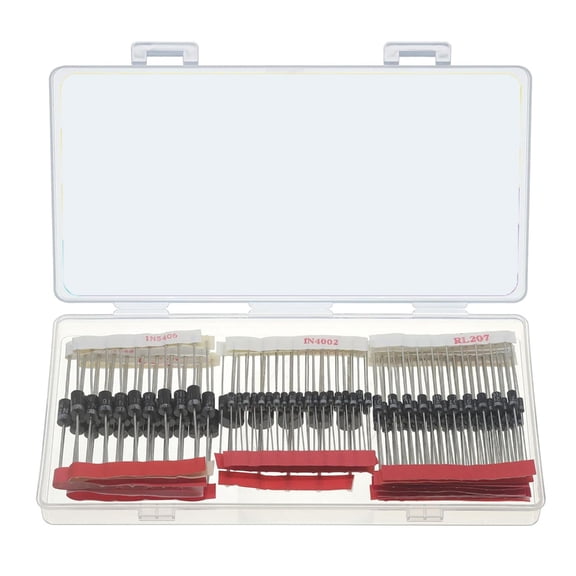 200pcs Assorted Diode Set with Rectifier Specifications for Efficient Power Management Set