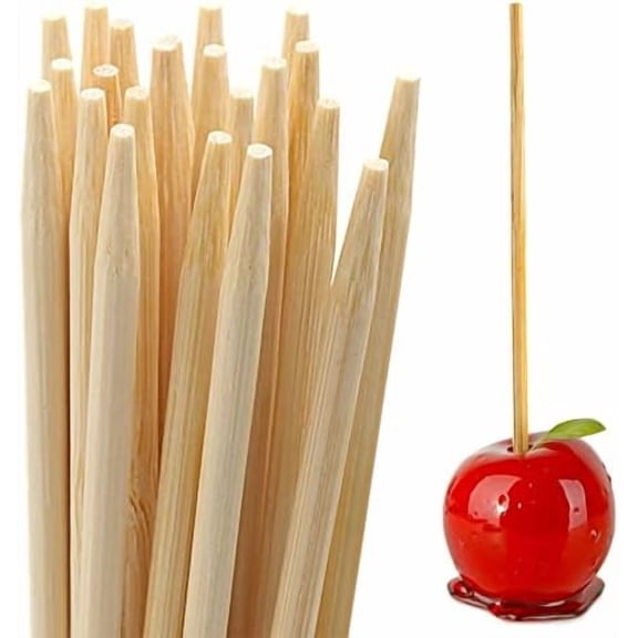 200pcs Bamboo 5mm 7in Skewer Sticks, Strong & Durable, Eco-Friendly, Smooth & Safe, Multi-Use